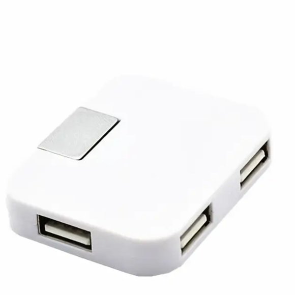 USB C Multiport Adapter 4-in-1 White - Picture 1 of 4